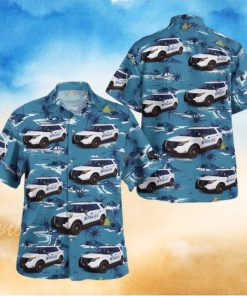 California Santa Monica Police Department Ford Police Interceptor Utility Hawaiian Shirt