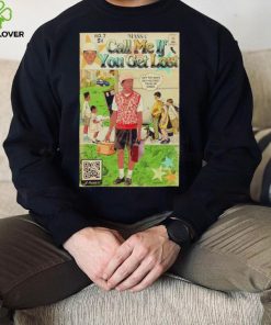 Call me if you get lost retro comic shirt