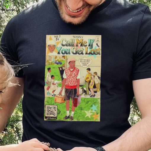 Call me if you get lost retro comic shirt