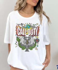 Call of Duty Skate Design Yellow T Shirt