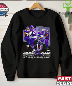 Cam Bynum and Josh Metellus Minnesota Vikings not your average celly shirt