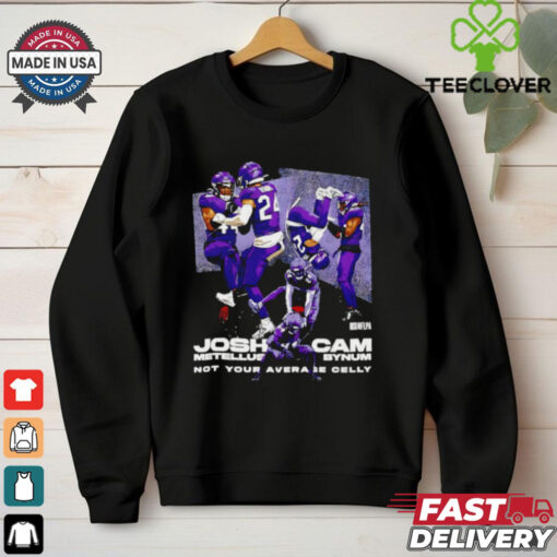 Cam Bynum and Josh Metellus Minnesota Vikings not your average celly shirt