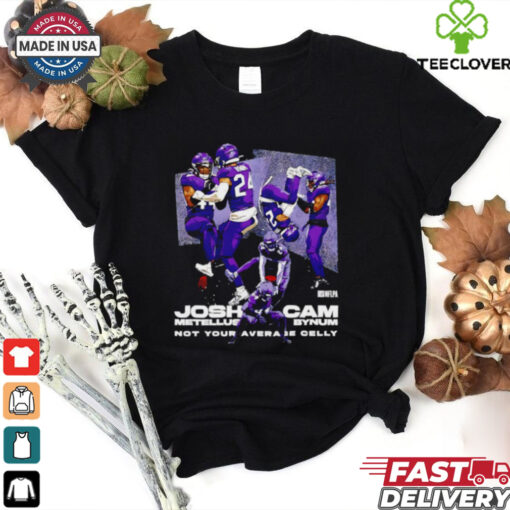 Cam Bynum and Josh Metellus Minnesota Vikings not your average celly shirt
