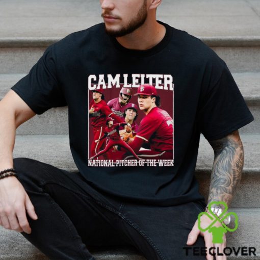 Cam Leiter National Pitcher of the week vintage bootleg shirt