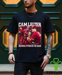 Cam Leiter National Pitcher of the week vintage bootleg shirt