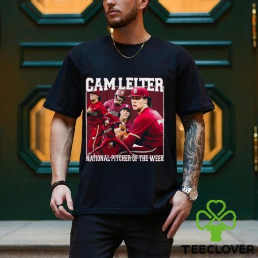 Cam Leiter National Pitcher of the week vintage bootleg shirt