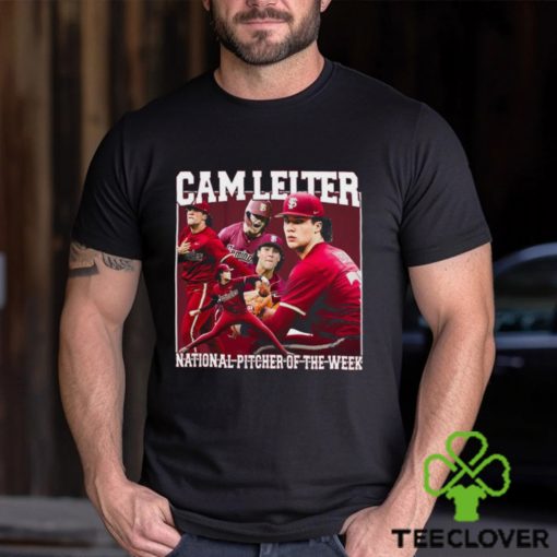 Cam Leiter National Pitcher of the week vintage bootleg shirt