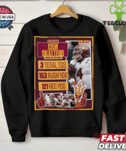 Cam Skattebo In Win AT Oklahoma State Cowboys 3 Total TDS 153 Rush YDS 121 Rec YDS Shirt