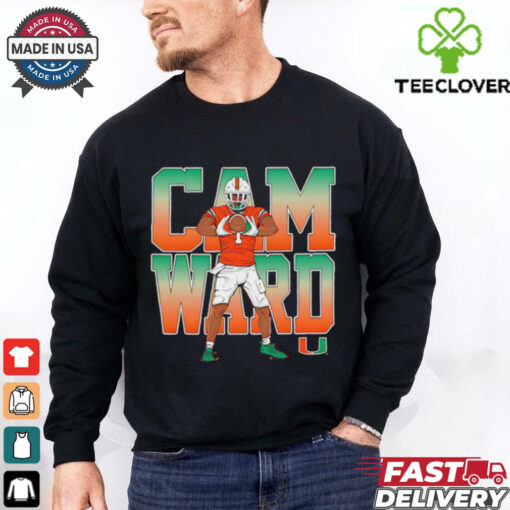 Cam Ward Miami Hurricanes Individual Caricature shirt