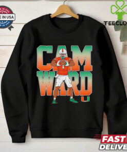 Cam Ward Miami Hurricanes Individual Caricature shirt