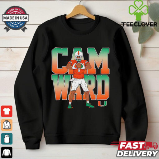 Cam Ward Miami Hurricanes Individual Caricature shirt
