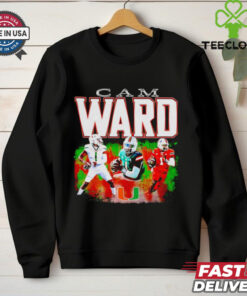 Cam Ward Miami Hurricanes football graphic shirt