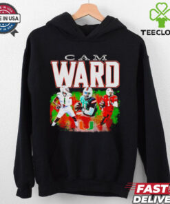 Cam Ward Miami Hurricanes football graphic shirt