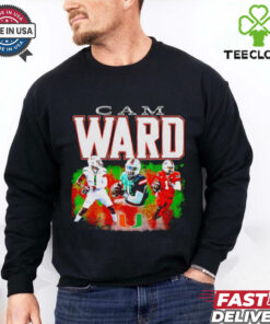 Cam Ward Miami Hurricanes football graphic shirt