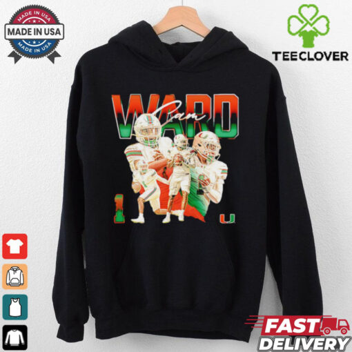 Cam Ward Miami Hurricanes graphic shirt
