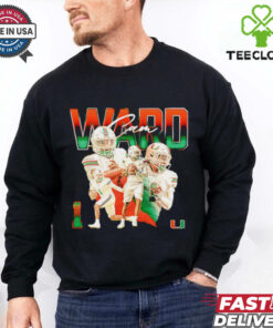 Cam Ward Miami Hurricanes graphic shirt