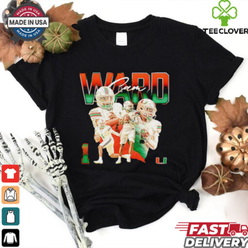 Cam Ward Miami Hurricanes graphic shirt