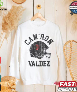 Cam_Ron Valdez College Helmet Font shirt 1 Cam_Ron Valdez College Helmet Font shirt