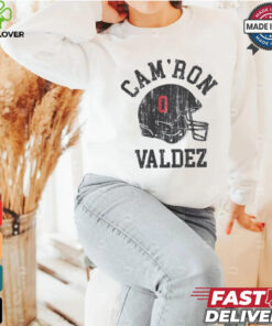 Cam_Ron Valdez College Helmet Font shirt 3 Cam_Ron Valdez College Helmet Font shirt
