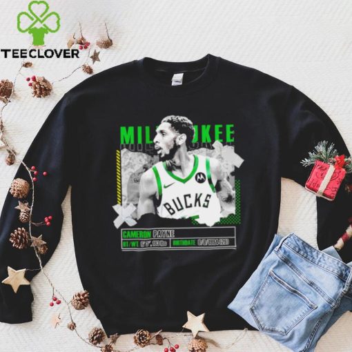 Cameron Payne Milwaukee Bucks basketball player pose paper gift hoodie, sweater, longsleeve, shirt v-neck, t-shirt