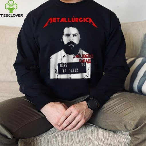 Camiseta Metalúrgica Lula Livre Metallica Justice Lula T Shirt