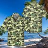 Camouflage Cow Hawaiian Shirt, Cow Shirt For Men & Women, Funny Cow Print Shirt