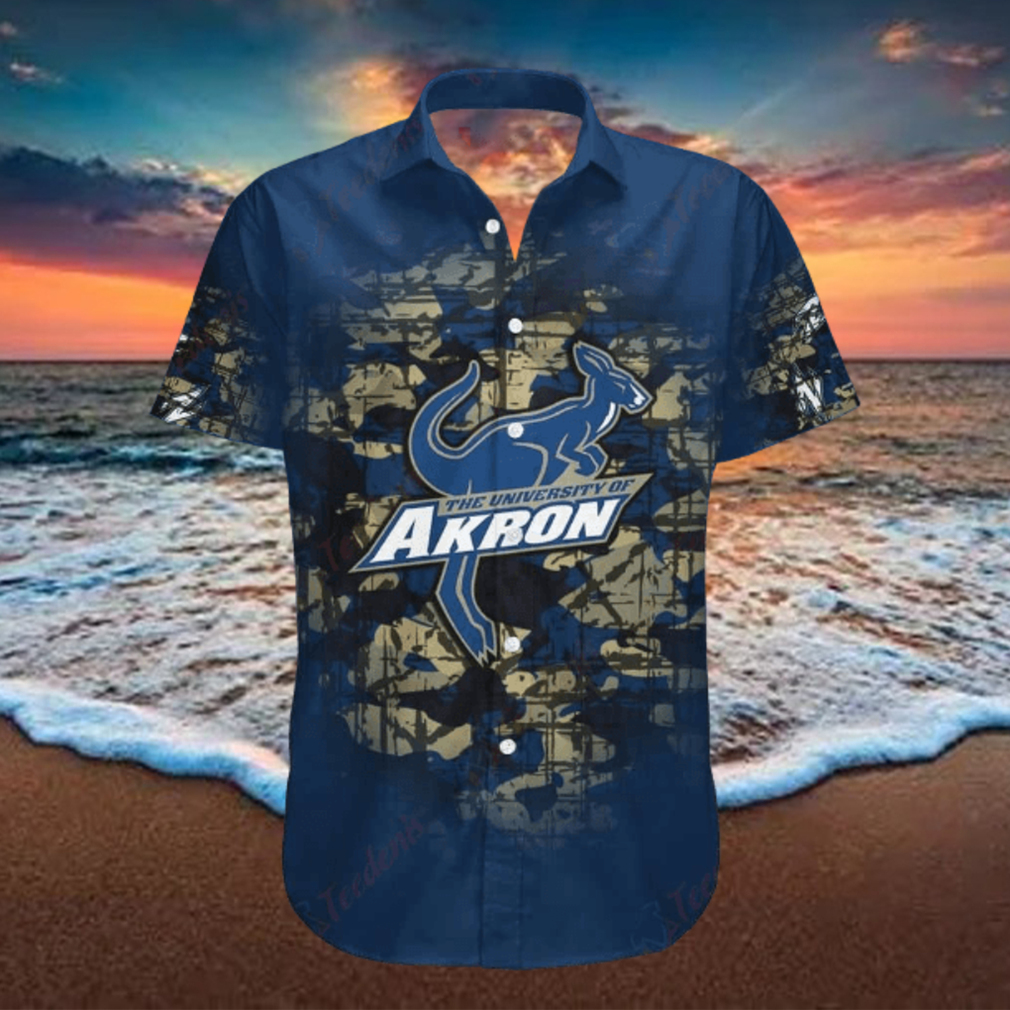 Camouflage Vintage Hawaiian Shirt, Akron Zips, NCAA Keepsake Camouflage Vintage Hawaiian Shirt, Akron Zips, NCAA Keepsake