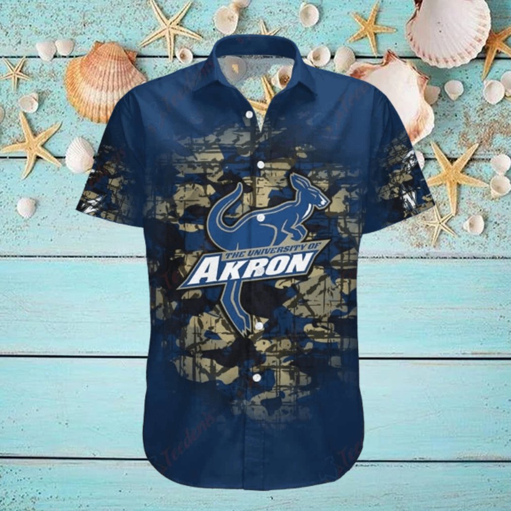 Camouflage Vintage Hawaiian Shirt, Akron Zips, NCAA Keepsake Camouflage Vintage Hawaiian Shirt, Akron Zips, NCAA Keepsake