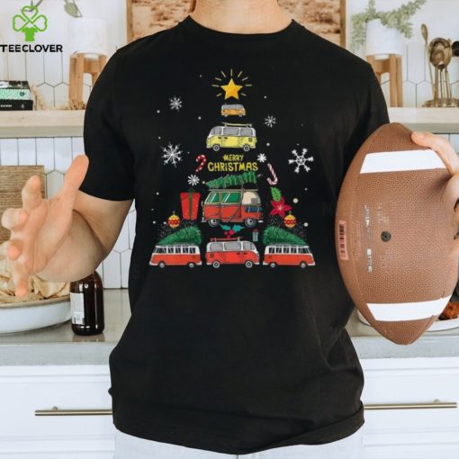 Camper Christmas Tree T Shirt Family Xmas Shirts Gifts For Camping Lovers