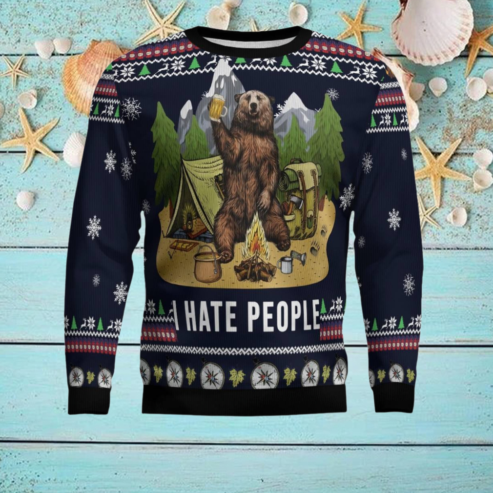 Camping I Hate People Ugly Christmas Sweater Camping I Hate People Ugly Christmas Sweater