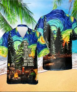 Camping Starry Night Hawaiian Shirt