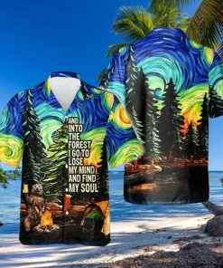 Camping Starry Night Hawaiian Shirt