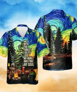 Camping Starry Night Hawaiian Shirt