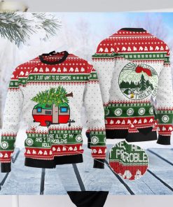 Camping Ugly Christmas Sweater Lover Xmas Sweater Gift