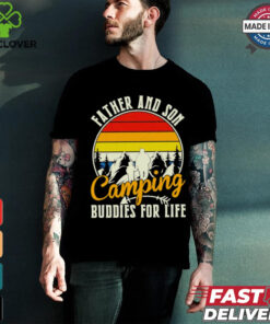 Camping love father and son camping buddies for life cute gift shirt