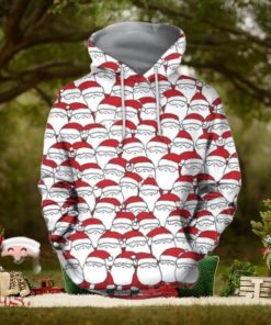 Can You Spot The Sheep Hidding Among These Santas Christmas Hoodie 3D All Over Print