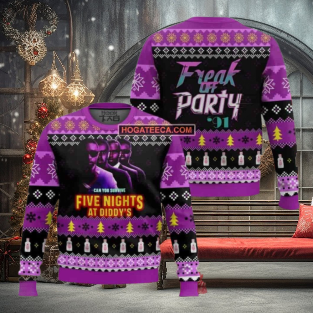 Can You Survive Five Nights At Diddy Chirstmas Gifts 2024 Xmas For Family And Friends Ugly Sweater Can You Survive Five Nights At Diddy Chirstmas Gifts 2024 Xmas For Family And Friends Ugly Sweater