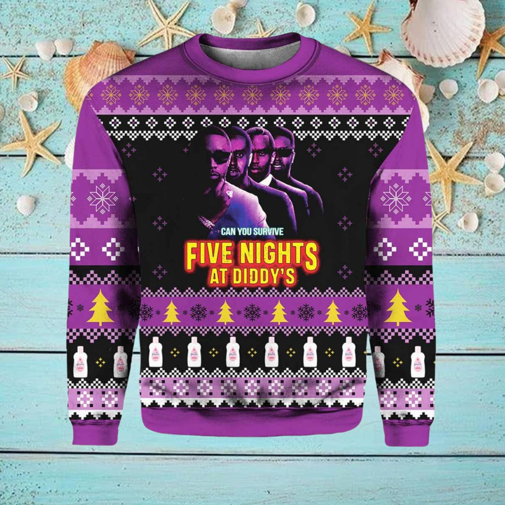 Can You Survive Five Nights At Diddys Ugly Christmas Sweater Can You Survive Five Nights At Diddys Ugly Christmas Sweater