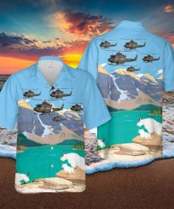 Canada Bell CH 146 Griffon Helicopter Hawaiian Shirt Men And Women Gift Aloha Beach