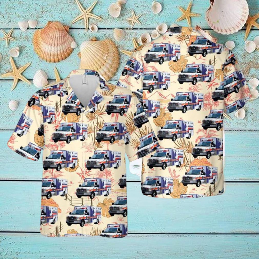 Canada Halton Region Paramedic Services Hawaiian Shirt Men And Women Gift Aloha Beach