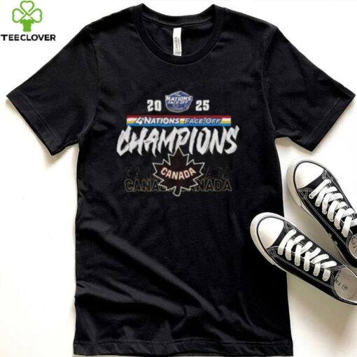Canada Nhl 4 Nations Face Off Champions 2025 Shirt