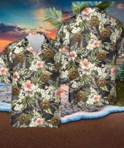 Canadian Army (Canadian Militia) 4th Hussars of Canada Hawaiian Shirt Aloha Beach Summer Shirt
