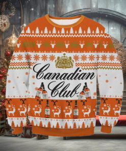 Canadian Club Christmas Ugly Sweater For Men For Women