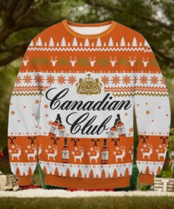 Canadian Club Christmas Ugly Sweater For Men For Women
