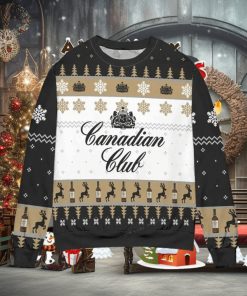 Canadian Club Whisky Snowflake Ugly Christmas Sweater Special Gift For Men Women