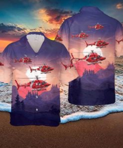 Canadian Coast Guard Bell 429 Global Ranger Hawaiian Shirt Beach Shirt For Men Women