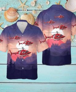 Canadian Coast Guard Bell 429 Global Ranger Hawaiian Shirt Beach Shirt For Men Women