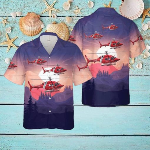 Canadian Coast Guard Bell 429 Global Ranger Hawaiian Shirt Beach Shirt For Men Women