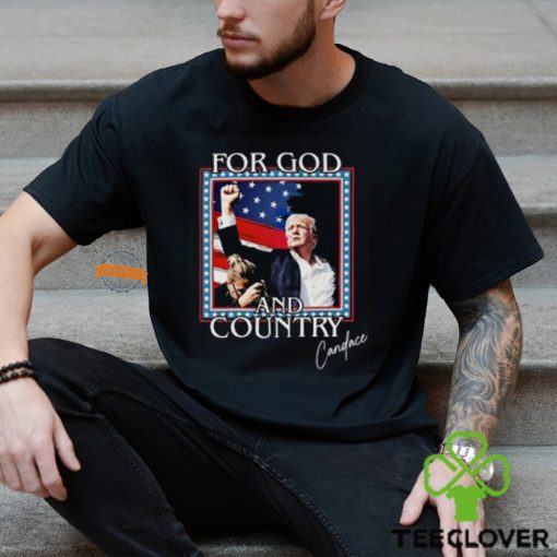 Candace Owens For God And Country Trump Shirt