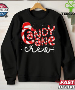 Candy Cane Crew Christmas Squad Xmas Shirt